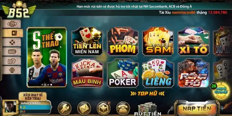 Nổ hũ 57 B52 - Top game quay hũ đổi thưởng bom tấn