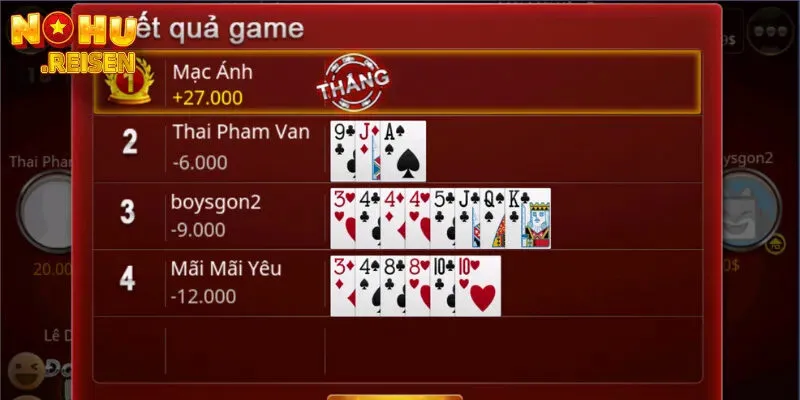 Ghi nhớ giá trị của cả 3 đôi thông