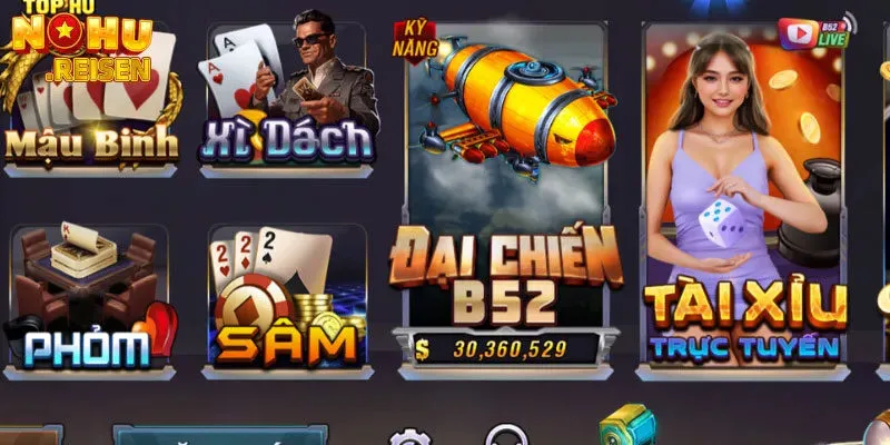 B52 - Sân Chơi Giải Trí Trực Tuyến Đẳng Cấp Nhất Việt Nam 4 Kho game bài khổng lồ