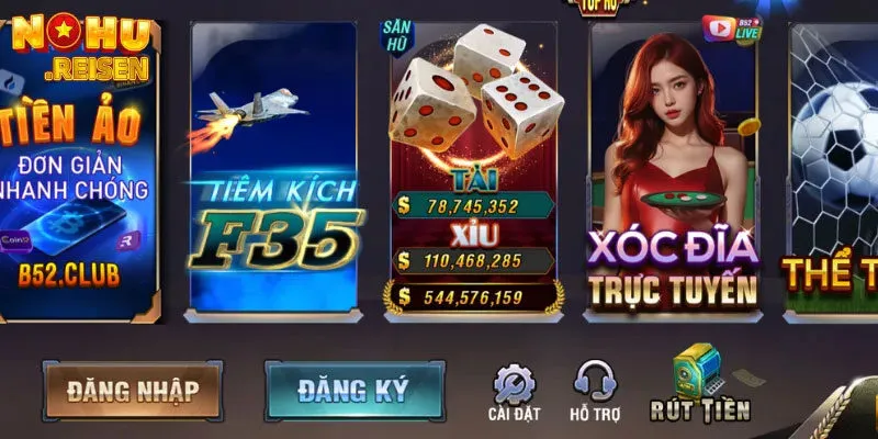 B52 Thế giới game đa dạng