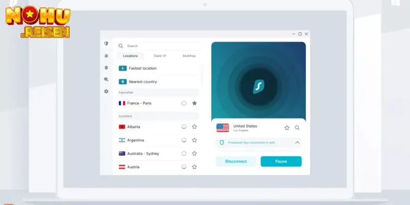 Chi tiết các bước để vượt tường lửa bằng SurfShark