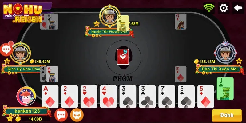 Khái quát về điểm thu hút của trò chơi phỏm